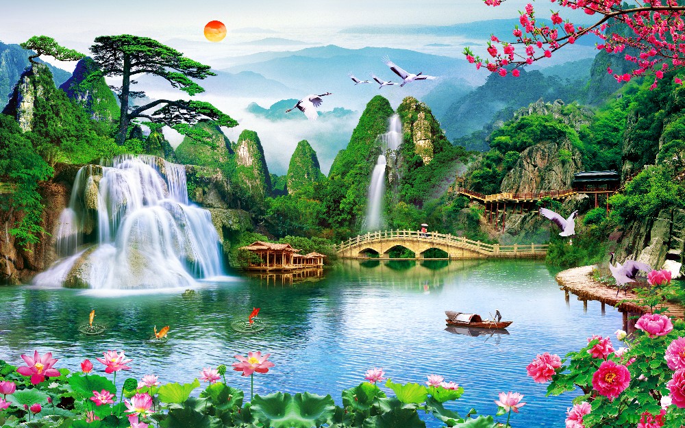 Phong cảnh sơn thủy hữu tình MHT2-047